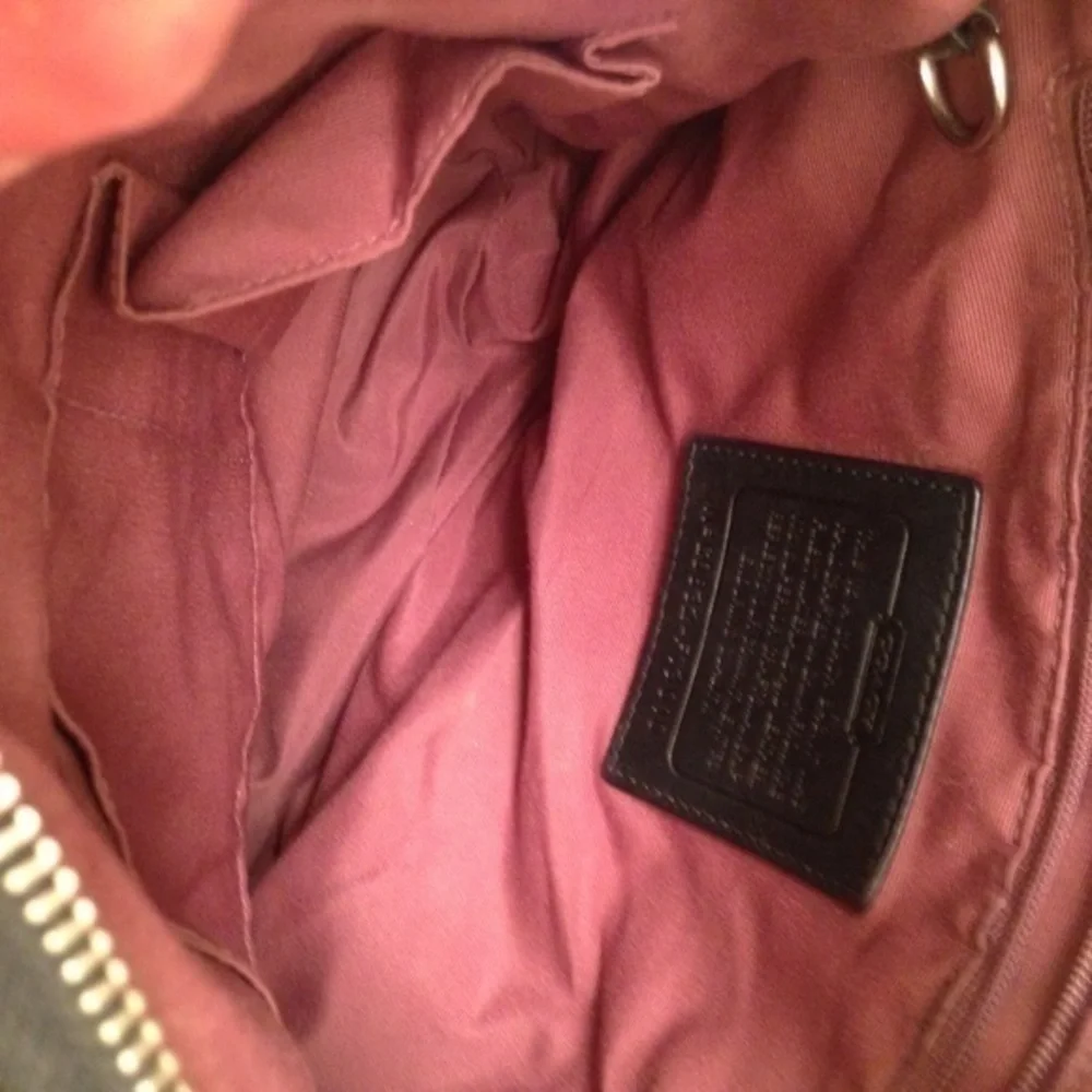 Coach sig bucket duffle convertible crossbody bag